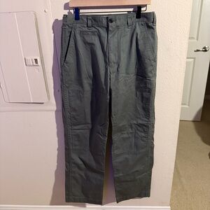 Theory Project Olive Utility Pants Men’s 33 Stretch Workwear Carpenter Style
